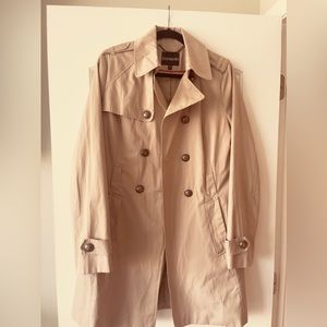 Express trench coat khaki